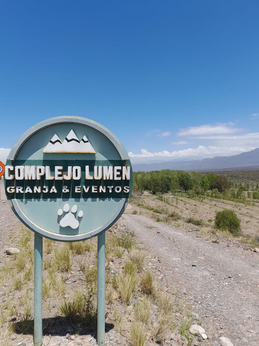 Entrada del Complejo Lumen en Vistalba, Luján de Cuyo, Mendoza